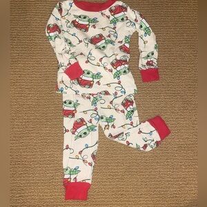 Star Wars baby yoda Christmas pajamas